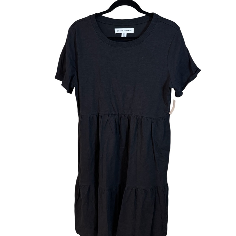 Amazon Essentials Black Crew Neck Top